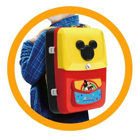 mochila de atividades mickey